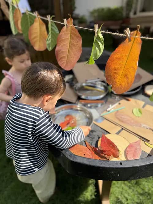Natures Workshop Children doing nature activities at Natures Workshop, Forest Oasis Nursery